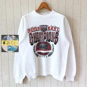 New York Giants 1991 Giants NFL Shirt Sweatshirt Retro super bowl white